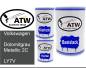 Preview: Volkswagen, Dolomitgrau Metallic 2C, LY7V: 500ml Lackdose + 500ml Klarlack + 250ml Härter - Set, von ATW Autoteile West.